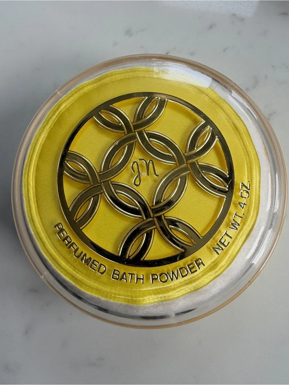 Perfumed Bath  face Powder vintage Jean Nate 4 oz make up
